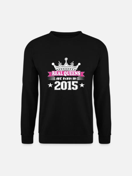 9 Jahre alt Geburtstag 2015 Geburtstagsgeschenk - Unisex Pullover - Schwarz