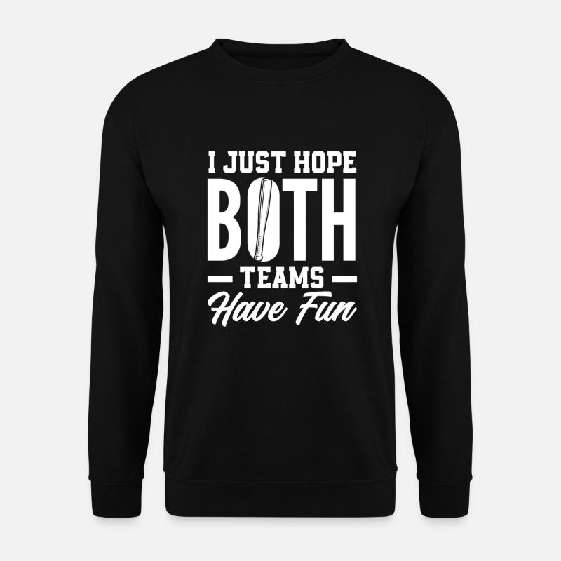 Funny Baseball - Unisex Sweatshirt - black