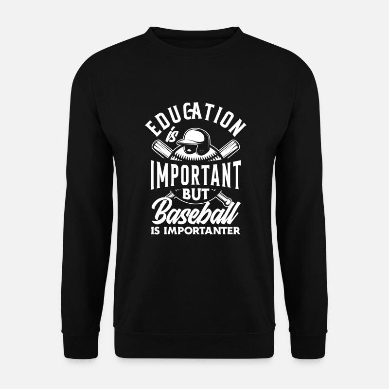 Lustiger Baseball - Unisex Pullover - Schwarz