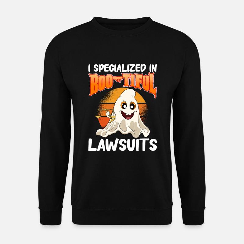 Avocat Halloween citrouille - Sweat-shirt Unisexe - noir