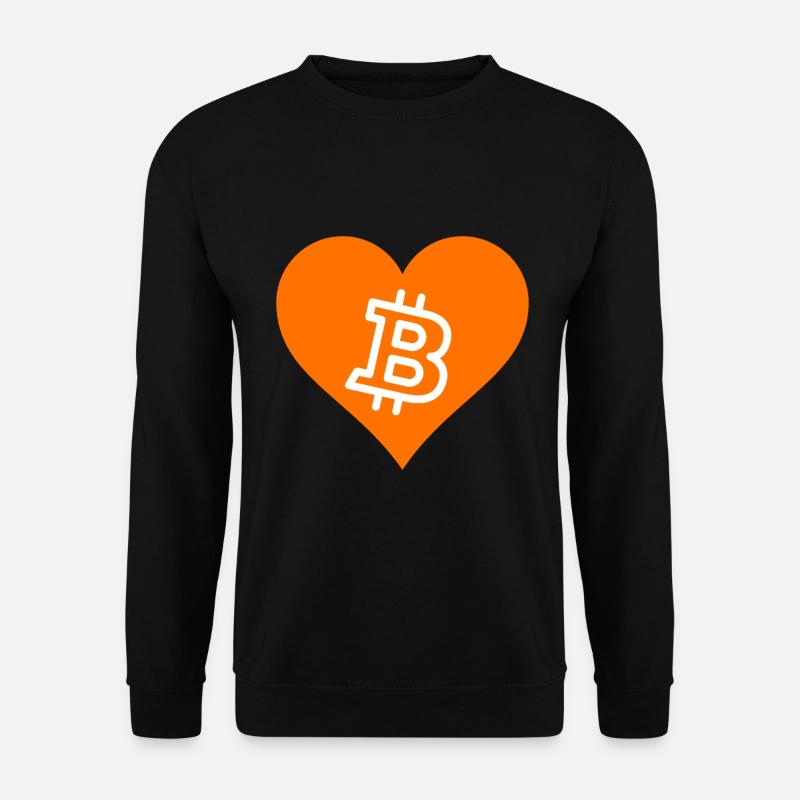 Bitcoin Crypto Cryptocurrency Splash - Sweat-shirt Unisexe - noir