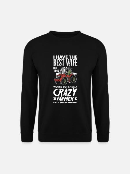 Funny Farmer Farm Farmer Gift - Unisex Sweatshirt - black