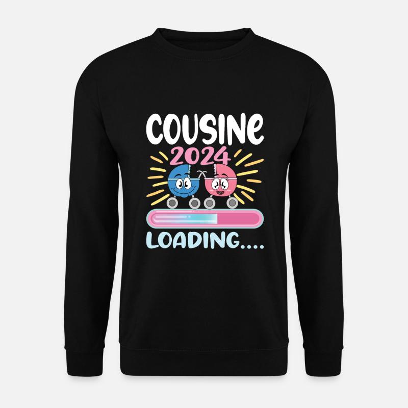 Cousine werden Cousine 2024 - Unisex Pullover - Schwarz