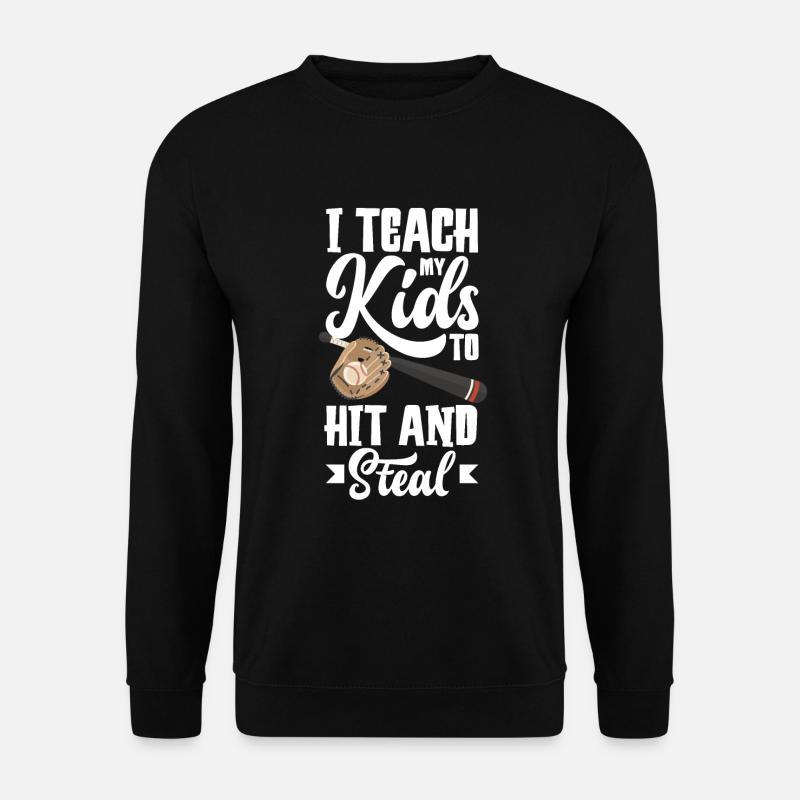 Lustiger Baseball - Unisex Pullover - Schwarz