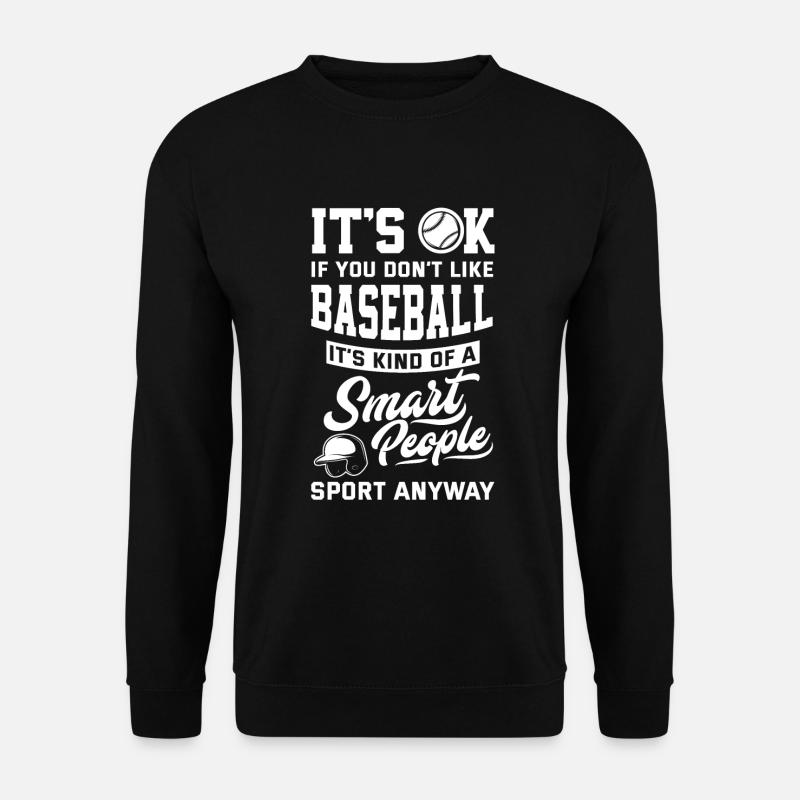 Drôle de baseball - Sweat-shirt Unisexe - noir