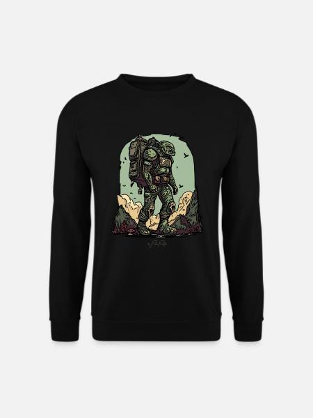 Mission on a distant planet - Unisex Sweatshirt - black