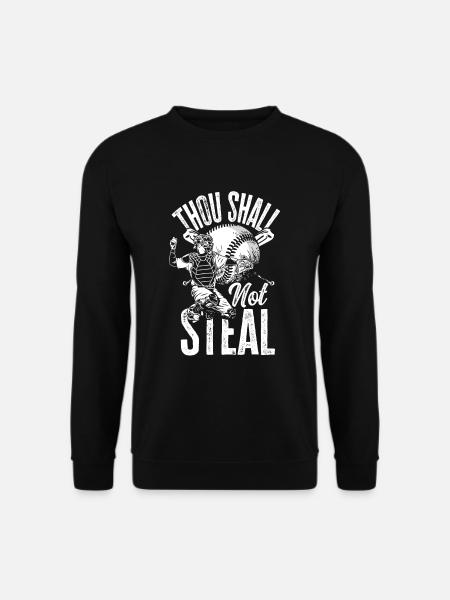 Drôle de baseball - Sweat-shirt Unisexe - noir