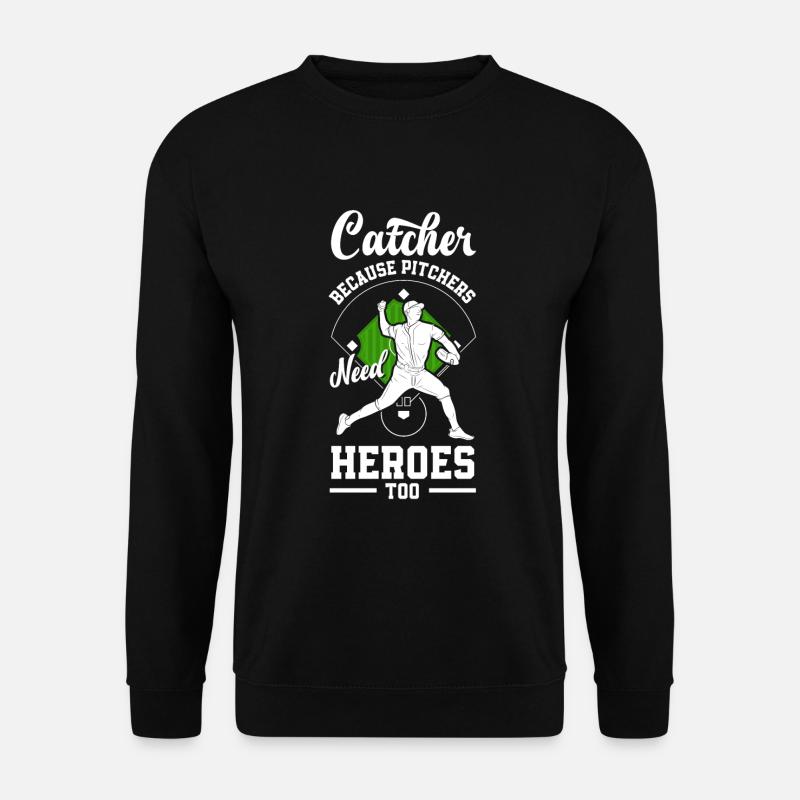 Lustiger Baseball - Unisex Pullover - Schwarz