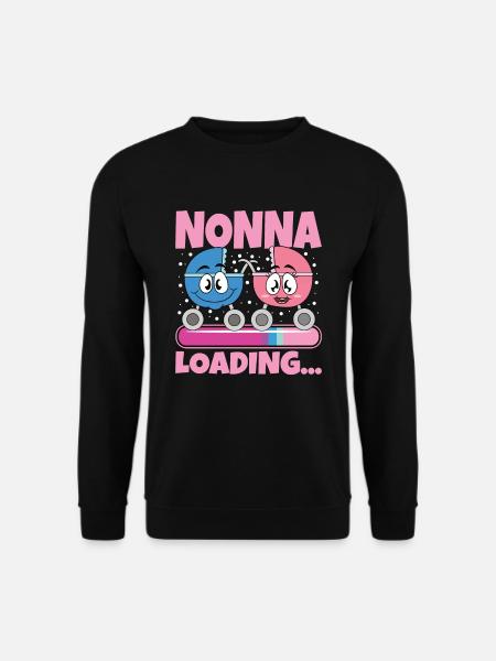 Nonna 2024 Loading Granny 2024 - Unisex Sweatshirt - black