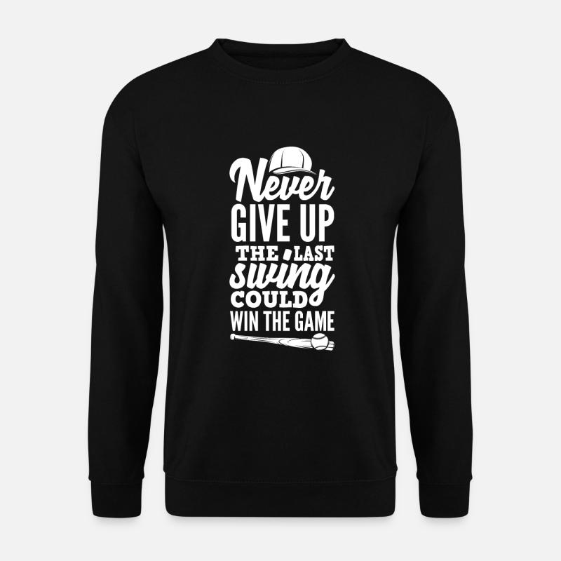 Lustiger Baseball - Unisex Pullover - Schwarz