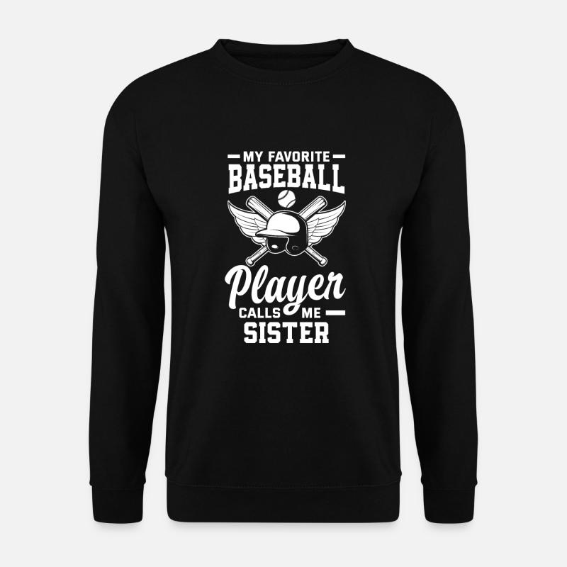 Funny Baseball - Unisex Sweatshirt - black