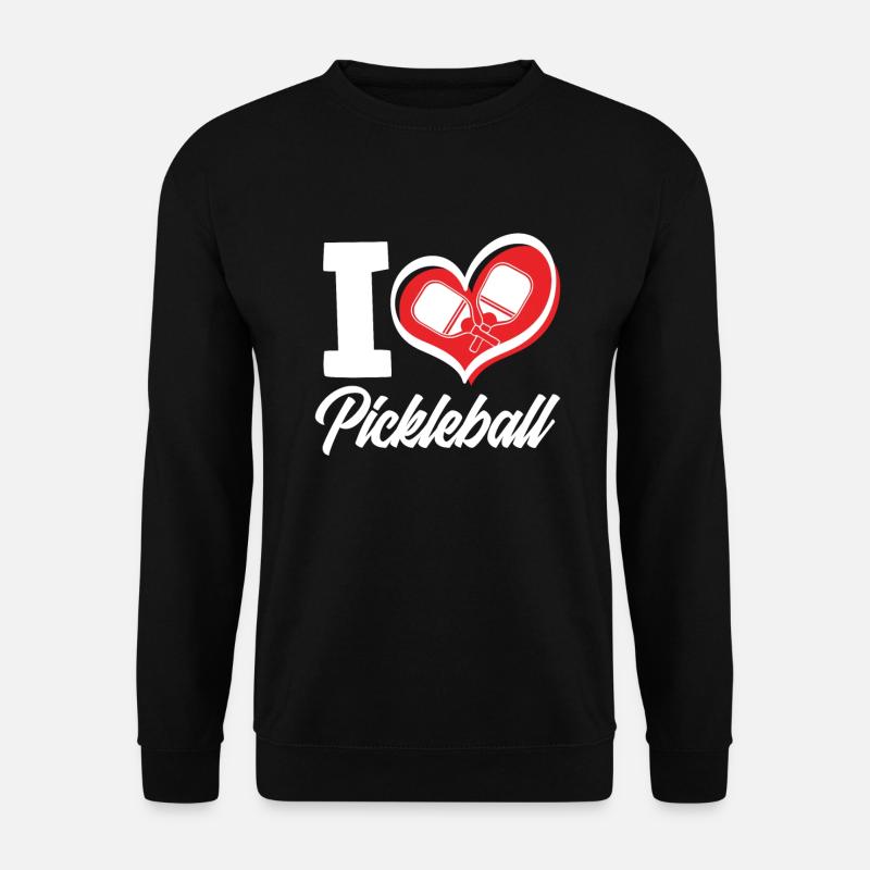 Lustiges Pickleball Geschenk - Unisex Pullover - Schwarz