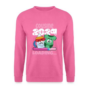 Become a cousin Cousin 2024 - Unisex Sweatshirt - pink - Front