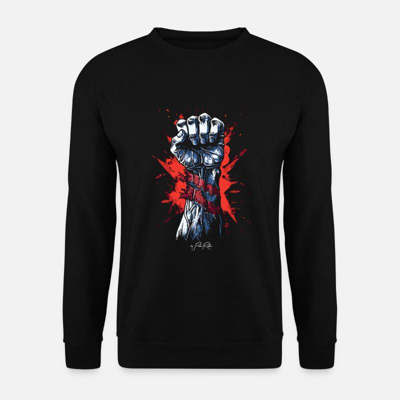 Poing de la liberté, lève le poing de la liberté - Sweat-shirt Unisexe - noir