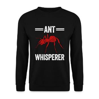 Antkeeping Ameisenzucht Ameisen - Unisex Pullover - Schwarz - Vorne - Alina (178cm) & Michal (187cm)