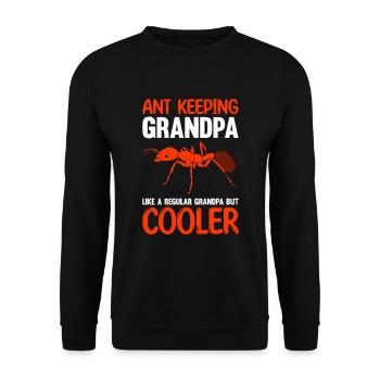 Antkeeping Ameisenzucht Ameisen - Unisex Pullover - Schwarz - Vorne - Alina (178cm) & Michal (187cm)