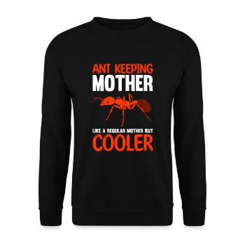 Antkeeping Ameisenzucht Ameisen - Unisex Pullover - Schwarz - Vorne - Alina (178cm) & Michal (187cm)