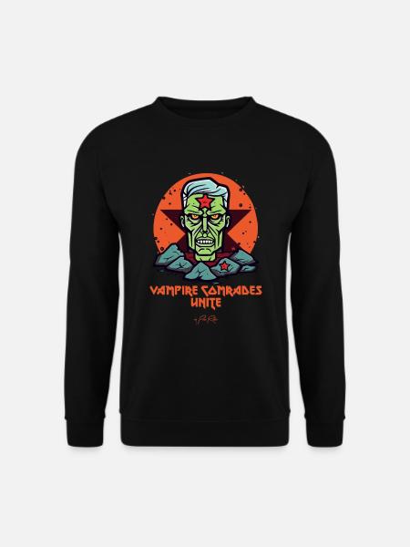 vereinigt Euch Vampir Genossen - Unisex Pullover - Schwarz