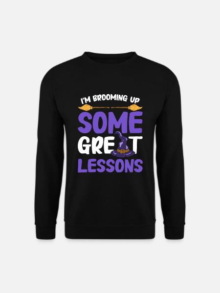 Lustige Lehrer Halloween Geschenke - Unisex Pullover - Schwarz