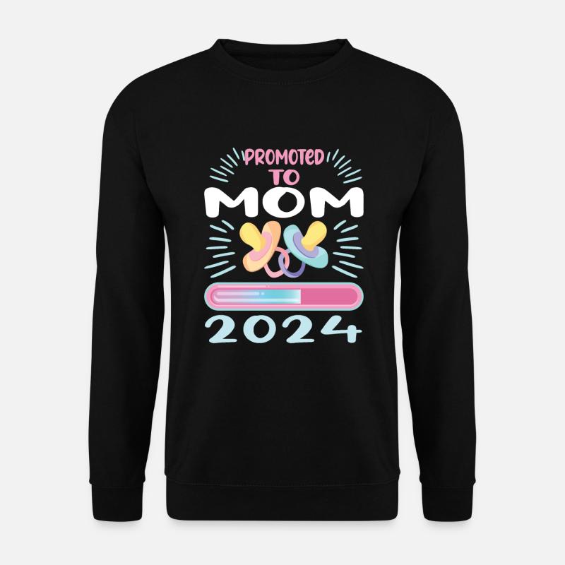 Mama 2024 Werdende Mutter Schwangerschaft - Unisex Pullover - Schwarz