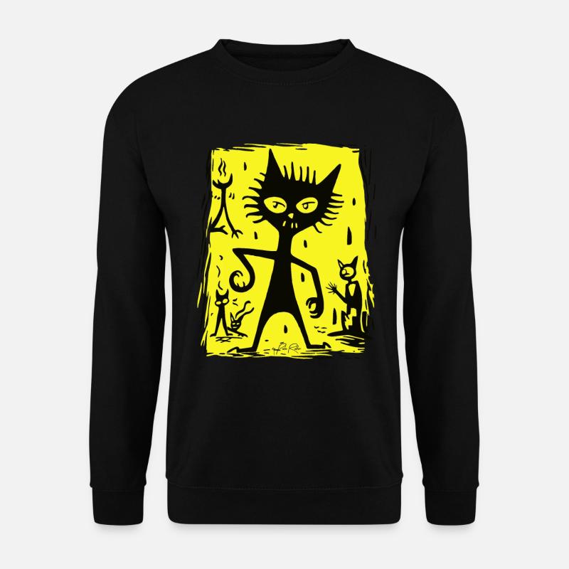 Chat démoniaque de l’enfer - Sweat-shirt Unisexe - noir