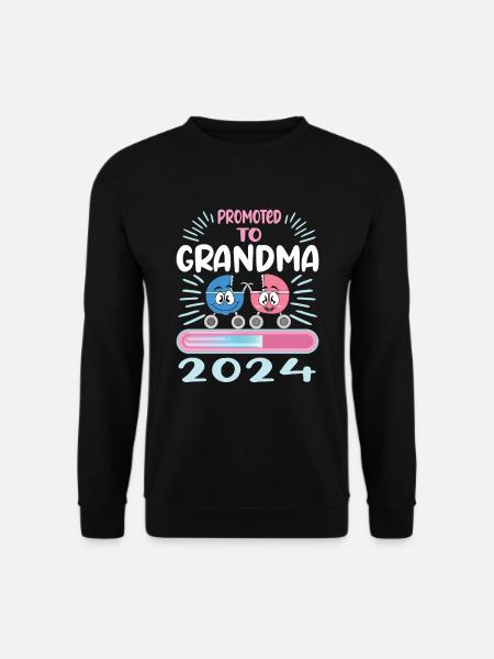 Granny 2024 Granny-to-be 2024 Loading - Unisex Sweatshirt - black