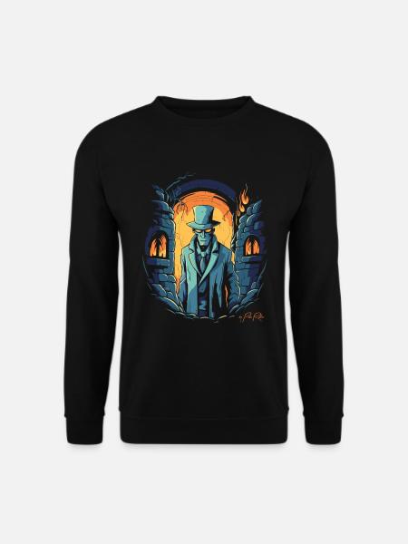 Der Detektiv: Film Noir Dungeon Edition - Unisex Pullover - Schwarz
