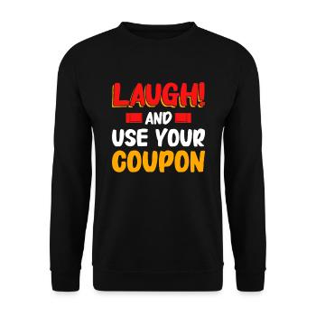 Coupon de points - Sweat-shirt Unisexe - noir - Devant - Alina (178cm) & Michal (187cm)