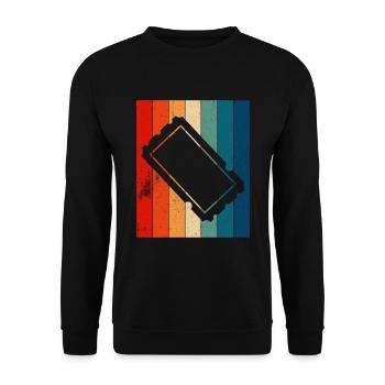 Coupon de points - Sweat-shirt Unisexe - noir - Devant - Alina (178cm) & Michal (187cm)