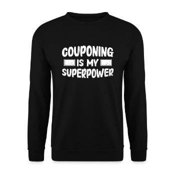 Coupon de points - Sweat-shirt Unisexe - noir - Devant - Alina (178cm) & Michal (187cm)