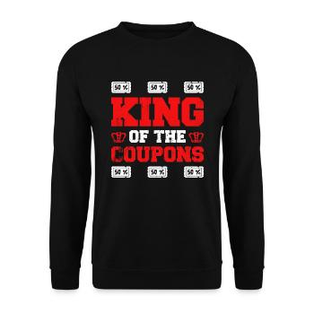Coupon de points - Sweat-shirt Unisexe - noir - Devant - Alina (178cm) & Michal (187cm)