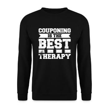 Coupon de points - Sweat-shirt Unisexe - noir - Devant - Alina (178cm) & Michal (187cm)