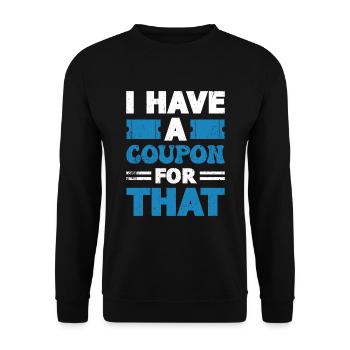 Coupon de points - Sweat-shirt Unisexe - noir - Devant - Alina (178cm) & Michal (187cm)