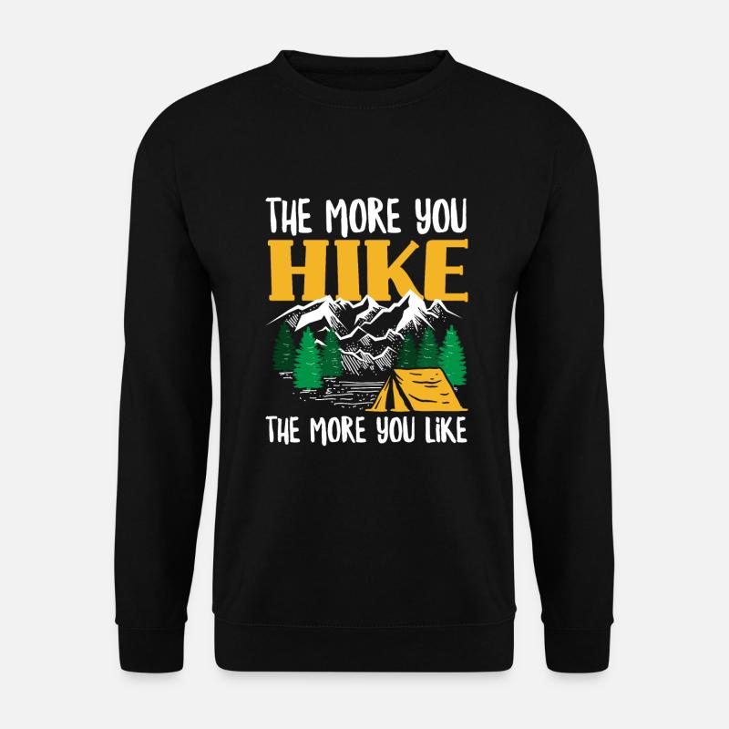 Funny Hiking Gift - Unisex Sweatshirt - black