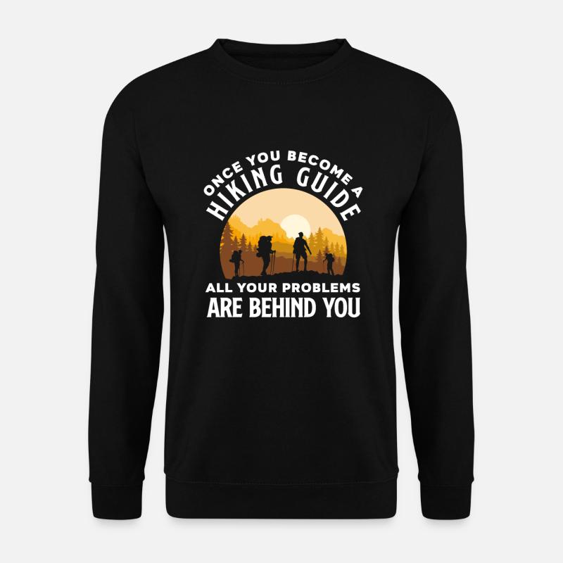 Funny Hiking Gift - Unisex Sweatshirt - black