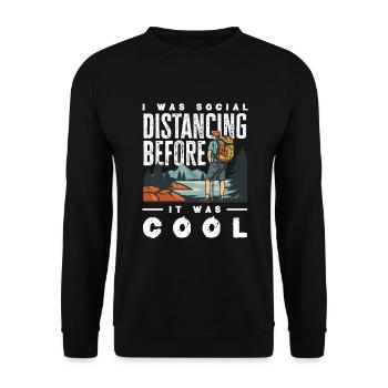 Cadeau de randonnée drôle - Sweat-shirt Unisexe - noir - Devant - Alina (178cm) & Michal (187cm)