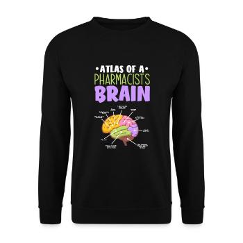 Apothecary Apothecary Apothecary Pharmacy Gift - Unisex Sweatshirt - black - Front - Alina (178cm) & Michal (187cm)