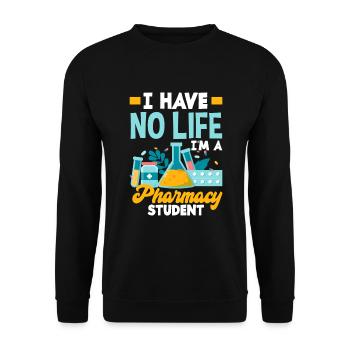 Apothecary Apothecary Apothecary Pharmacy Gift - Unisex Sweatshirt - black - Front - Alina (178cm) & Michal (187cm)