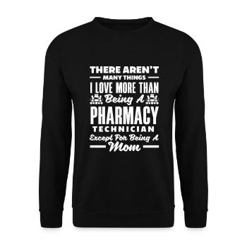 Apothecary Apothecary Apothecary Pharmacy Gift - Unisex Sweatshirt - black - Front - Alina (178cm) & Michal (187cm)