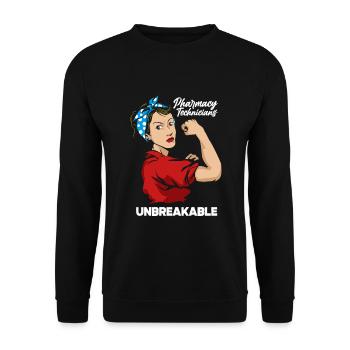 Apothecary Apothecary Apothecary Pharmacy Gift - Unisex Sweatshirt - black - Front - Alina (178cm) & Michal (187cm)