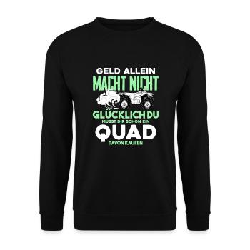 Quad Fahrer Atv Quad Bikes Quad Zubehör Geschenk - Unisex Pullover - Schwarz - Vorne - Alina (178cm) & Michal (187cm)