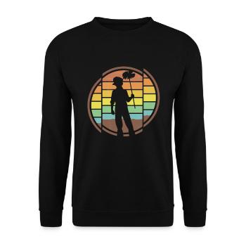 Ramoneur ramoneur vintage ramoneur cadeau - Sweat-shirt Unisexe - noir - Devant - Alina (178cm) & Michal (187cm)