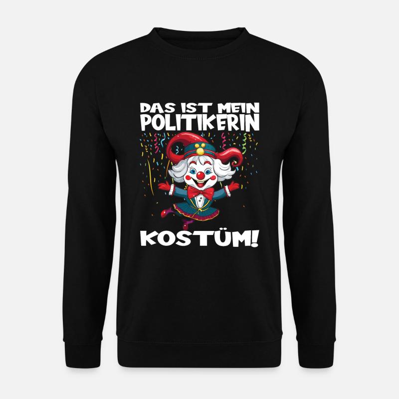 Karneval Kostüm Fasching Fastnacht - Unisex Pullover - Schwarz