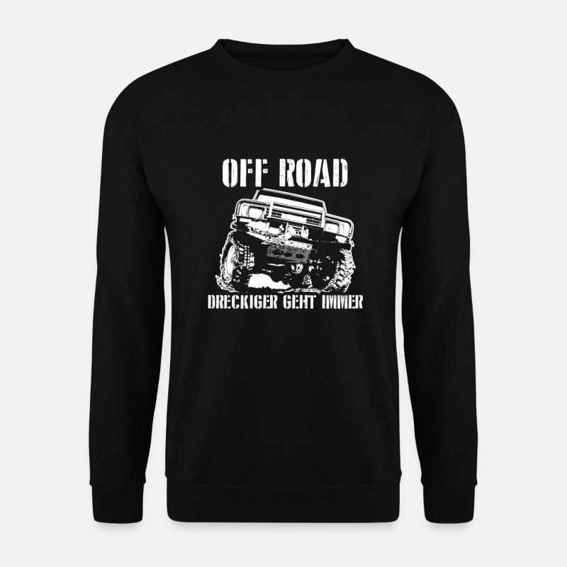 Monster Truck Off Road SUV Truck Fahrer Geschenk - Unisex Pullover - Schwarz