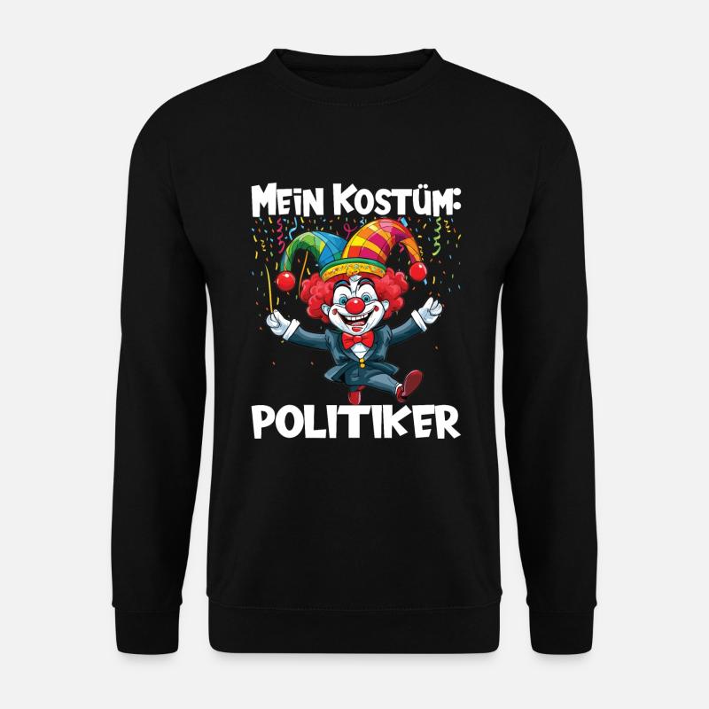 Karneval Kostüm Fasching Fastnacht - Unisex Pullover - Schwarz