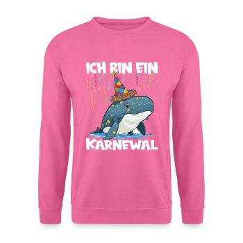 Karneval Kostüm Fasching Fastnacht - Unisex Pullover - Pink - Vorne