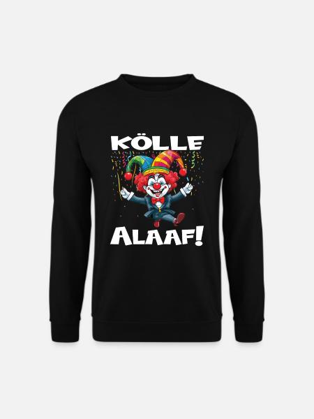 Karneval Kostüm Fasching Fastnacht - Unisex Pullover - Schwarz