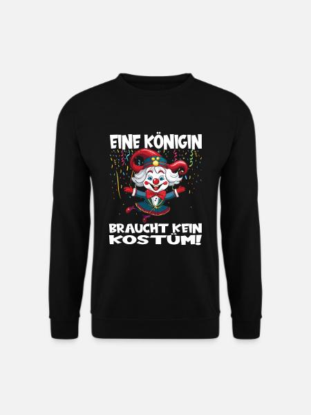 Karneval Kostüm Fasching Fastnacht - Unisex Pullover - Schwarz