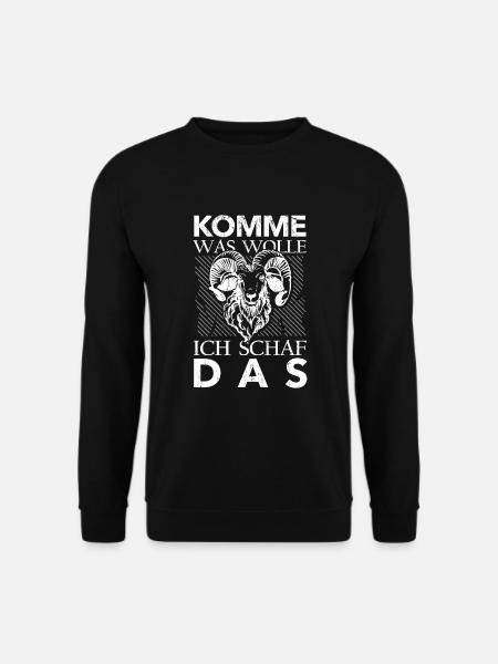 Hirte Landwirt Schaf Geschenkidee Bauer - Unisex Pullover - Schwarz