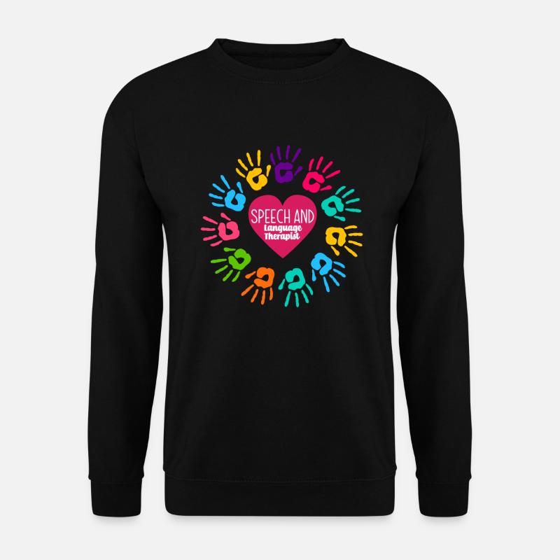 Sprachtherapeutin Sprachheilpädagogin Logopädin - Unisex Pullover - Schwarz